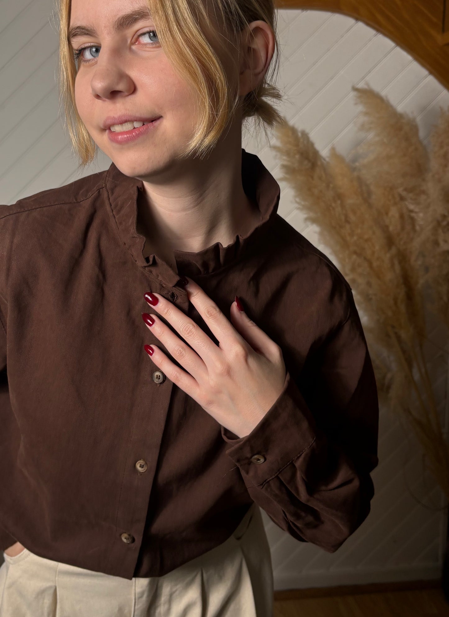 Chemise Audrey chocolat