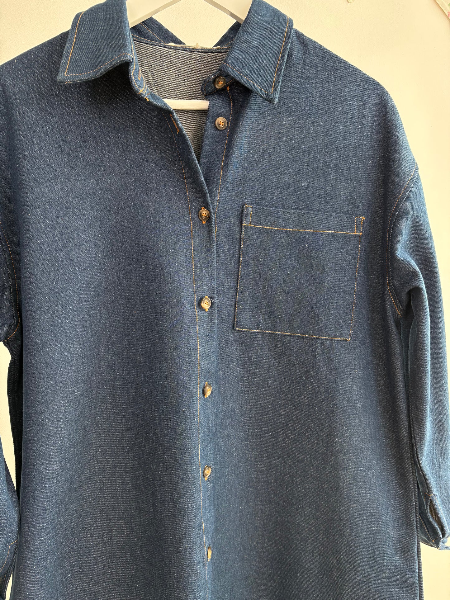 Robe longue en jean Carole