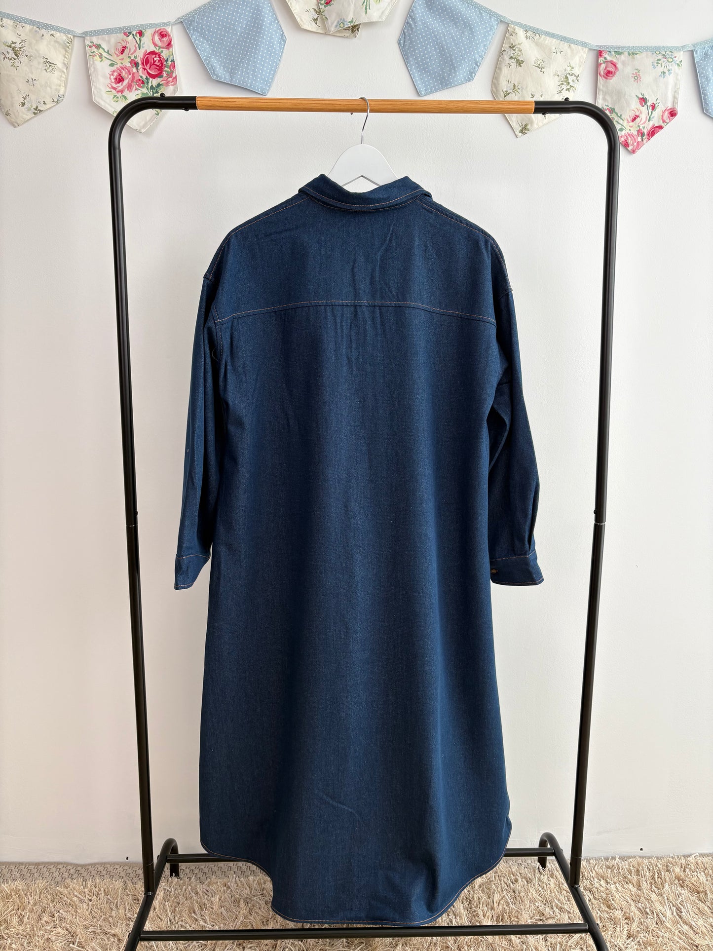 Robe longue en jean Carole