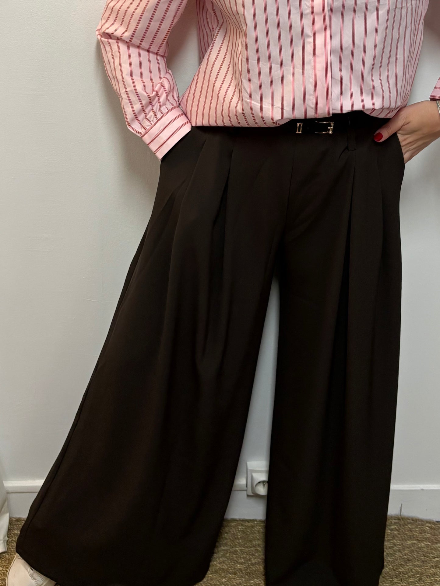 Pantalon Emmanuelle marron