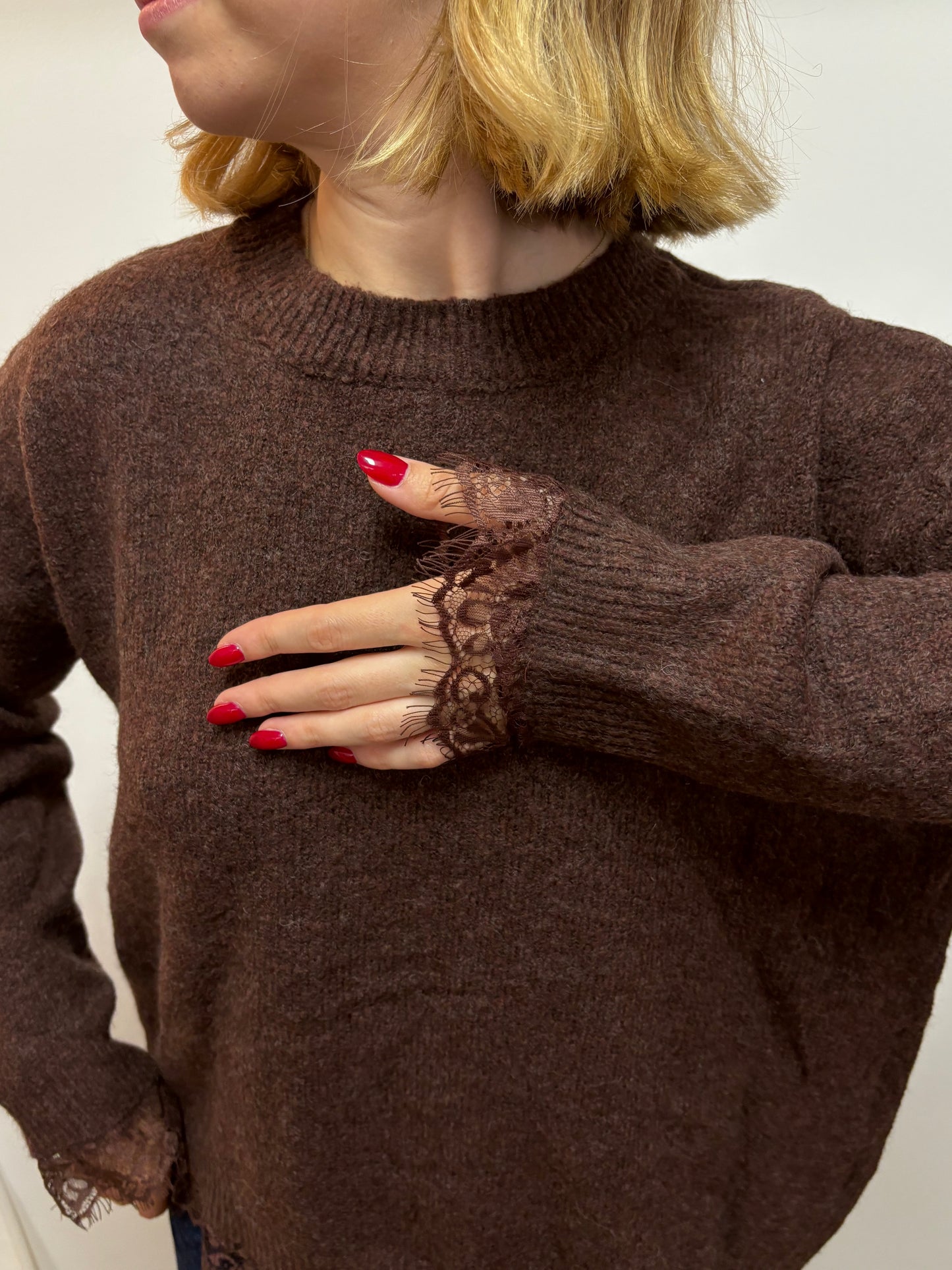Pull Mila chocolat