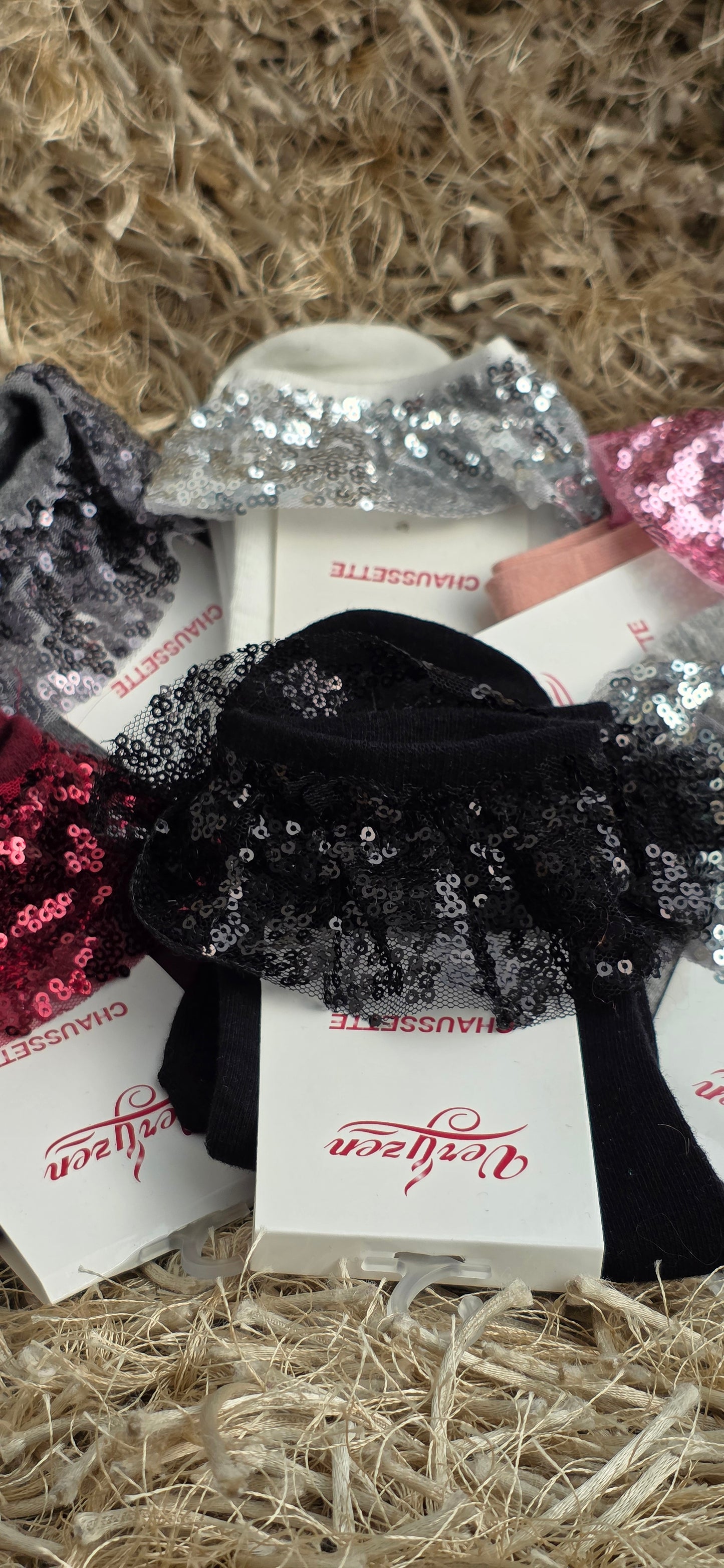 Chaussette paillettes