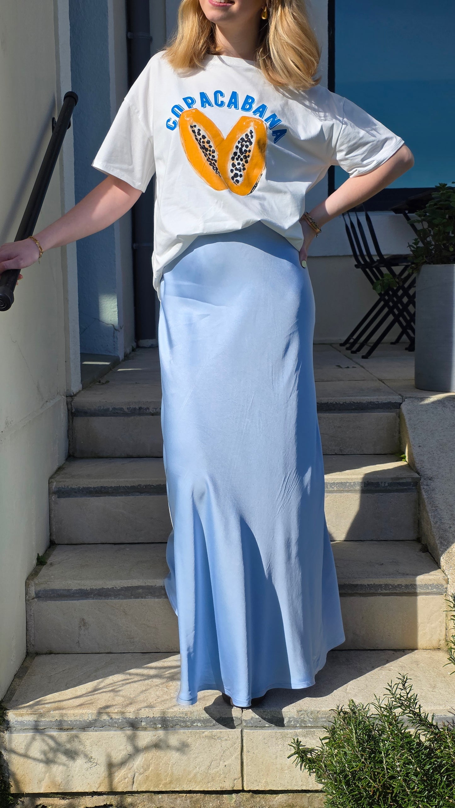 Jupe satinée Lucie