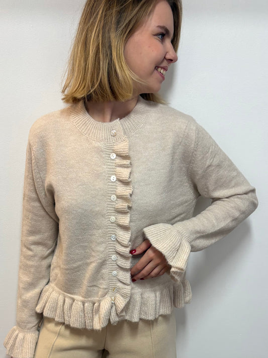 Gilet Maria beige