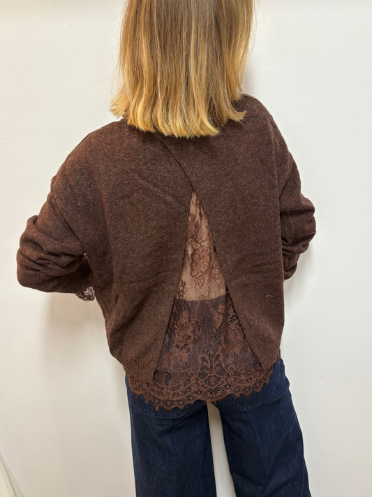 Pull Mila chocolat